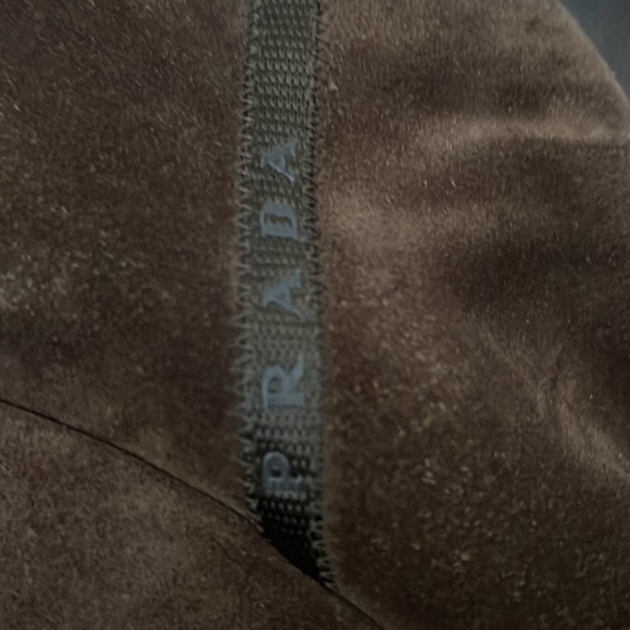 Authentic Prada brown suede boots size 6 - Picture 3 of 7